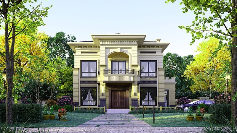 河南乡村别墅的墙壁通常用什么砖砌？